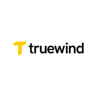 Truewind logo featuring a yellow 'T' icon and black brand text.