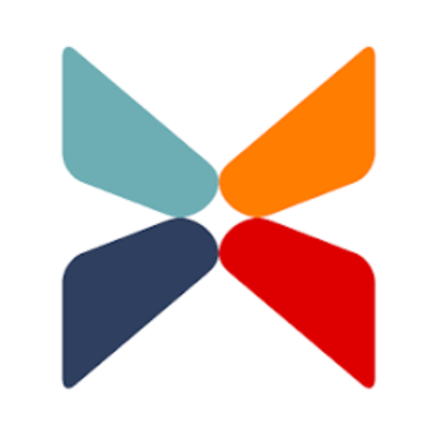 Marketri logo featuring an abstract four-quadrant geometric symbol in teal, orange, dark blue, and red.