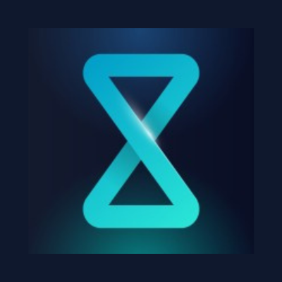 Makosi logo featuring a turquoise infinity or hourglass symbol on a dark background.