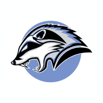 Reclamere logo featuring a fierce badger head mascot icon set over a light blue circle on a white background.