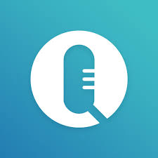 LumiQ logo featuring a white microphone and letter 'Q' icon on a blue gradient background.